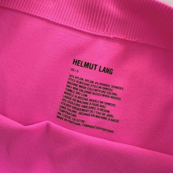 ⭕️ HELMUT LANG Set 2 Piece Sport Top and Bottom Pink M S - Picture 4 of 4